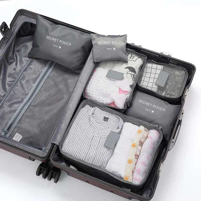 Set organizer da viaggio 6 pezzi
