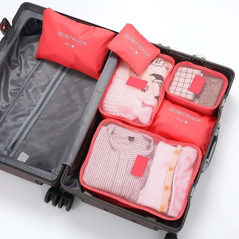 Set organizer da viaggio 6 pezzi